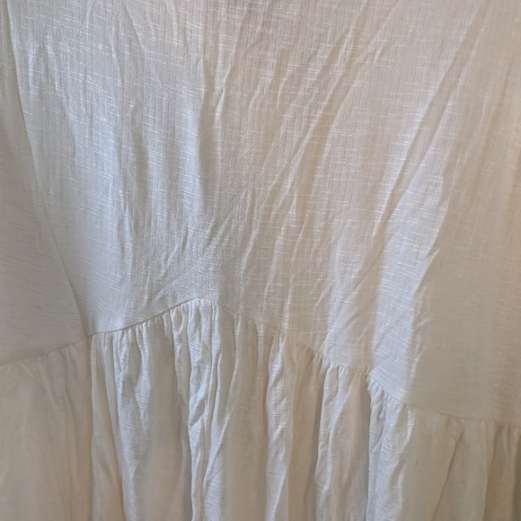 Knit V-Neck Lace Inset Babydoll Top NWT size 0 - Picture 11 of 11